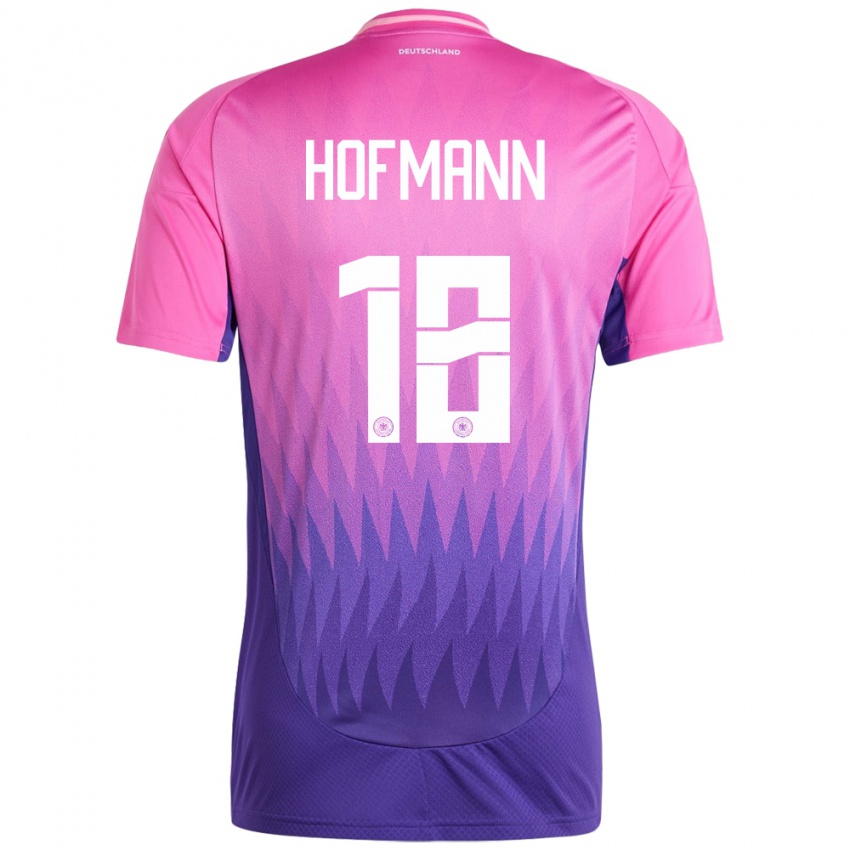 Homem Camisola Alemanha Jonas Hofmann #18 Rosa Roxo Alternativa 24-26 Camisa Brasil