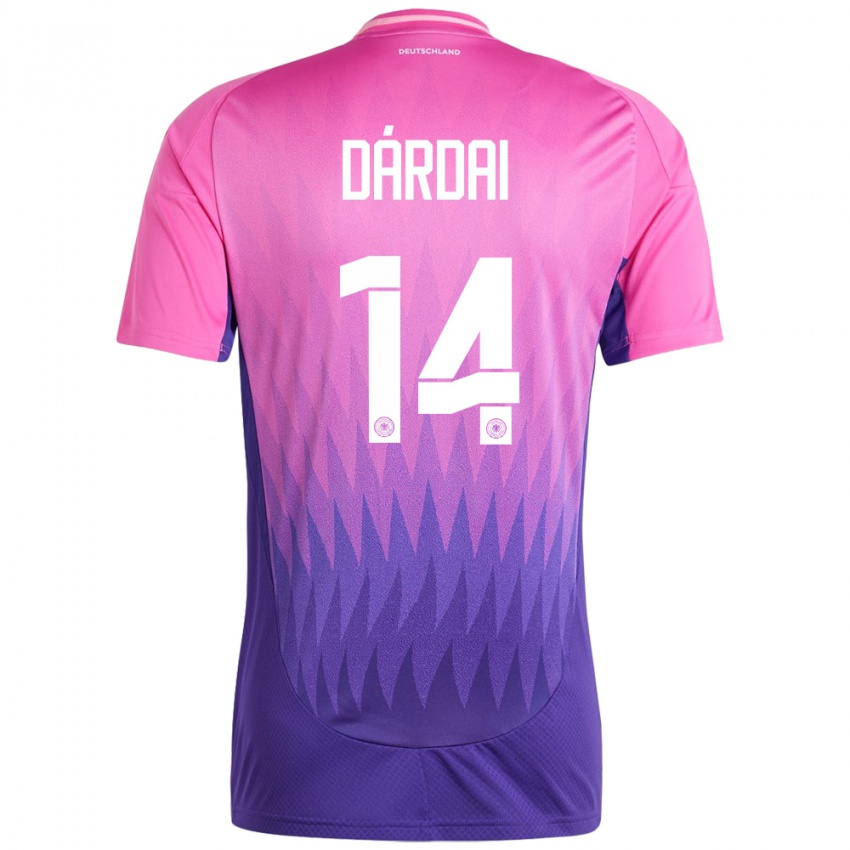 Homem Camisola Alemanha Marton Dardai #14 Rosa Roxo Alternativa 24-26 Camisa Brasil