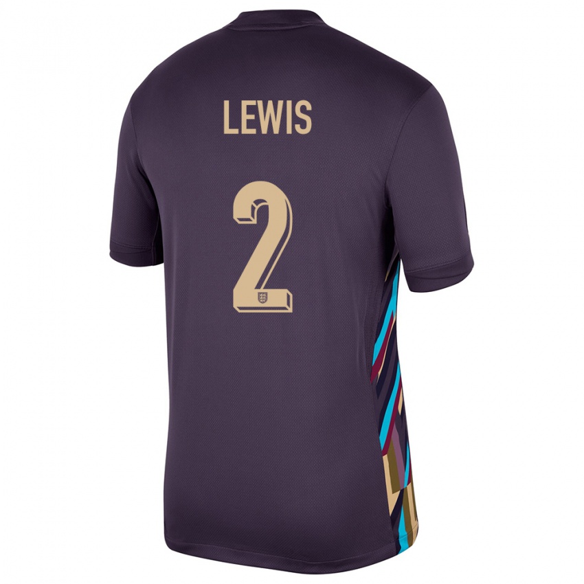 Homem Camisola Inglaterra Rico Lewis #2 Passa Escura Alternativa 24-26 Camisa Brasil