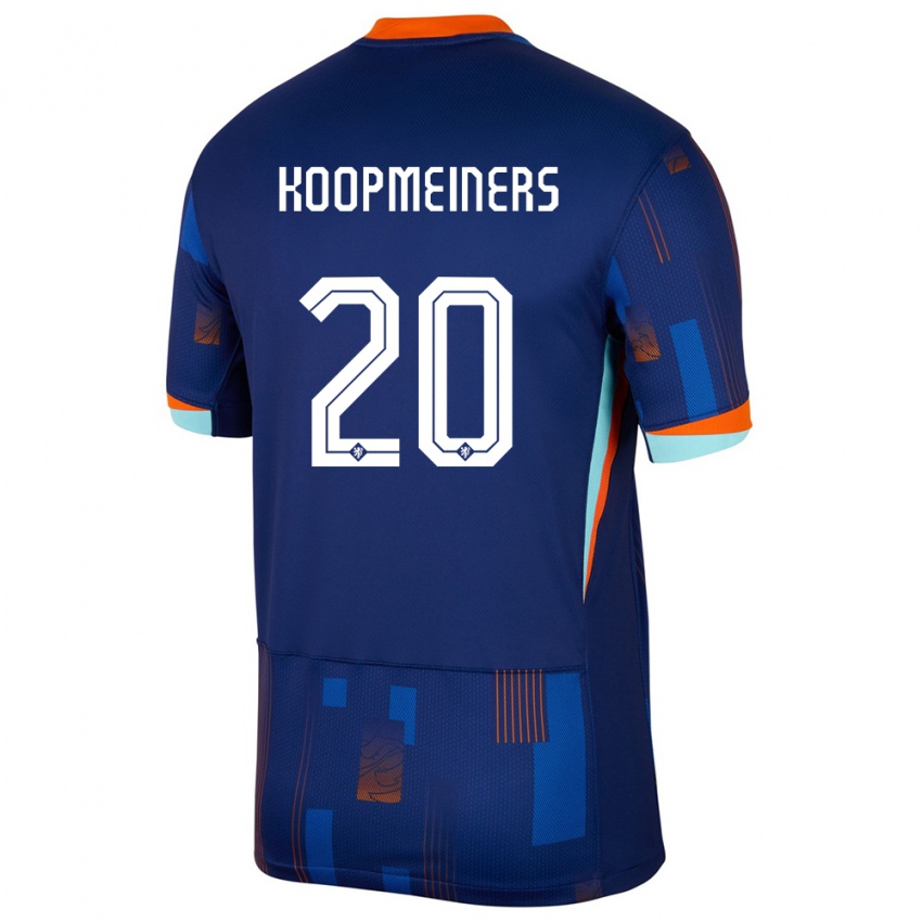 Homem Camisola Países Baixos Teun Koopmeiners #20 Azul Alternativa 24-26 Camisa Brasil