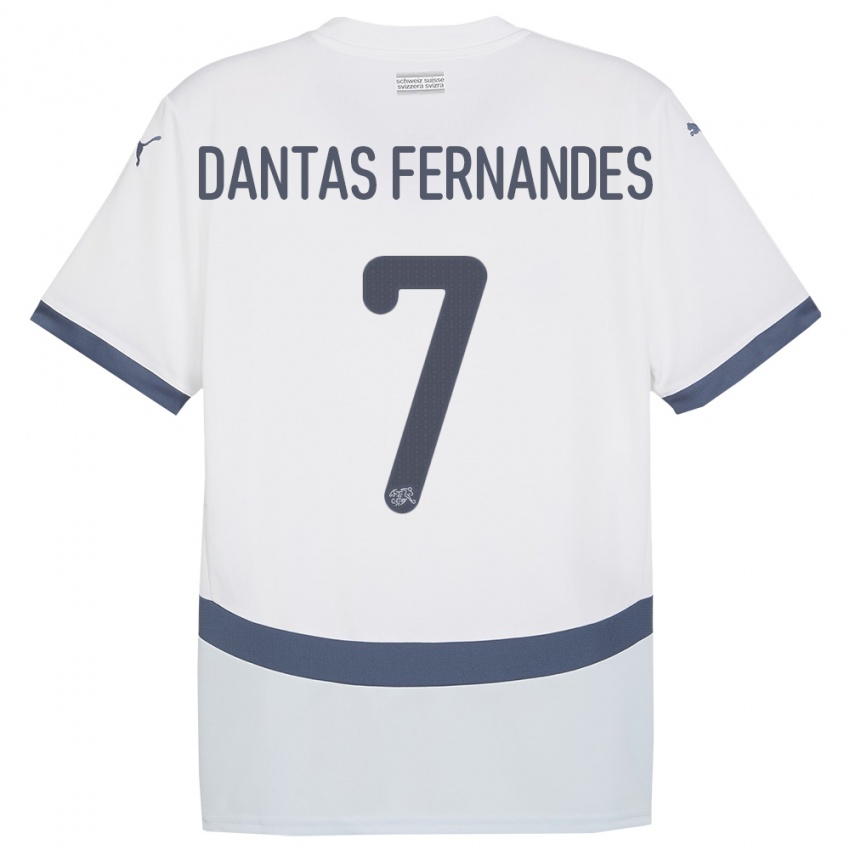 Homem Camisola Suiça Ronaldo Dantas Fernandes #7 Branco Alternativa 24-26 Camisa Brasil