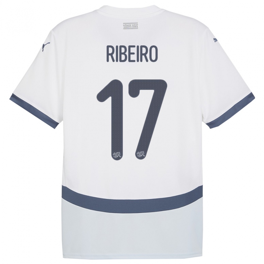 Homem Camisola Suiça Joel Ribeiro #17 Branco Alternativa 24-26 Camisa Brasil