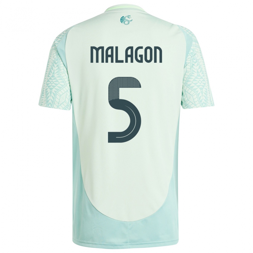 Homem Camisola México Luis Malagon #5 Linho Verde Alternativa 24-26 Camisa Brasil