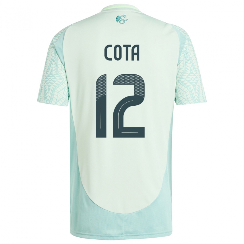 Homem Camisola México Rodolfo Cota #12 Linho Verde Alternativa 24-26 Camisa Brasil