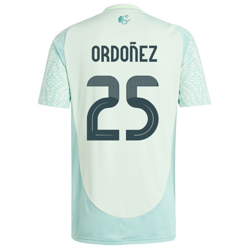 Homem Camisola México Diana Ordonez #25 Linho Verde Alternativa 24-26 Camisa Brasil