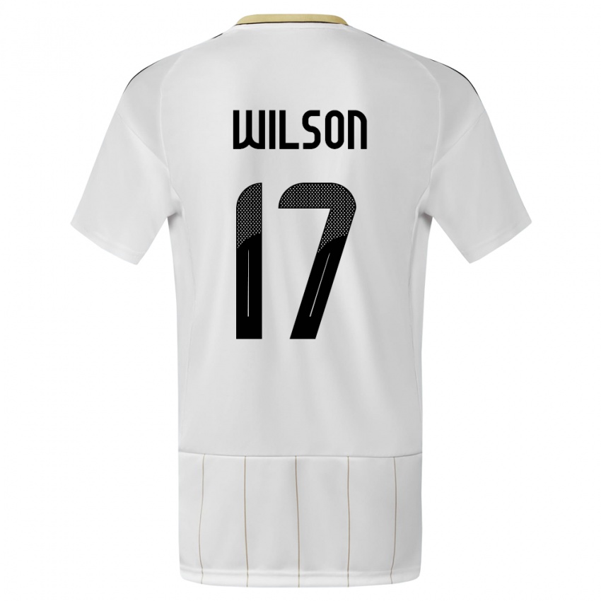 Homem Camisola Costa Rica Roan Wilson #17 Branco Alternativa 24-26 Camisa Brasil