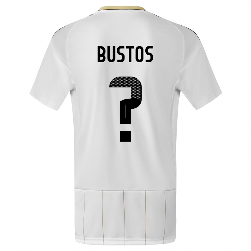 Homem Camisola Costa Rica Roy Bustos #0 Branco Alternativa 24-26 Camisa Brasil