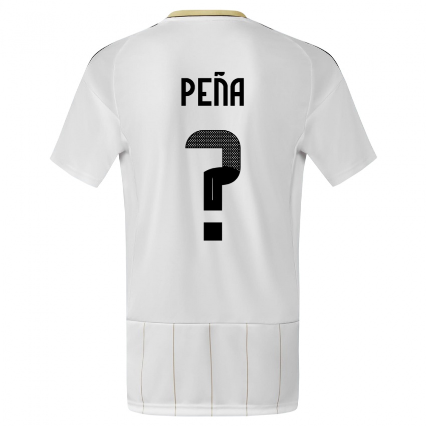 Homem Camisola Costa Rica Randy Pena #0 Branco Alternativa 24-26 Camisa Brasil