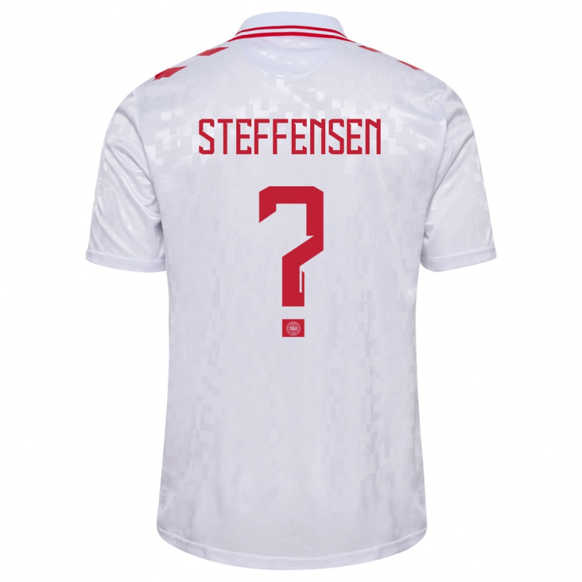 Homem Camisola Dinamarca Mark Steffensen #0 Branco Alternativa 24-26 Camisa Brasil