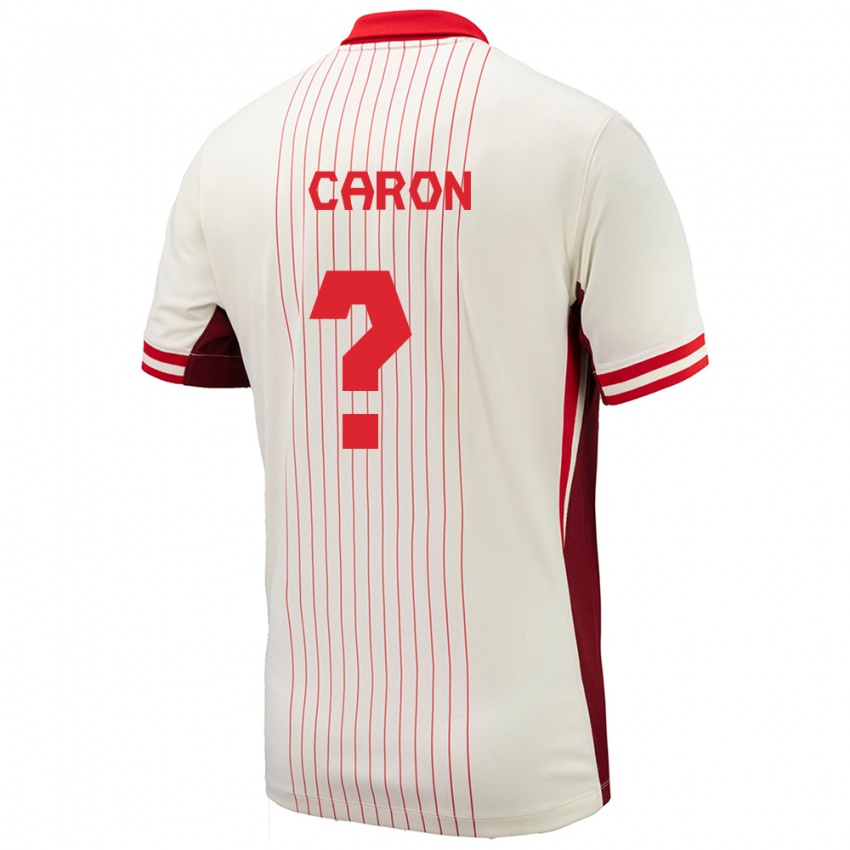 Homem Camisola Canadá Renaud Caron #0 Branco Alternativa 24-26 Camisa Brasil