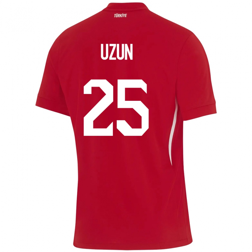 Homem Camisola Turquia Can Uzun #25 Vermelho Alternativa 24-26 Camisa Brasil