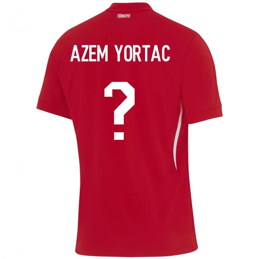 Homem Camisola Turquia Mustafa Azem Yortaç #0 Vermelho Alternativa 24-26 Camisa Brasil