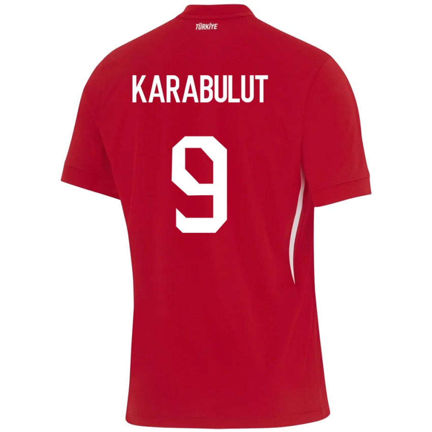 Homem Camisola Turquia Arzu Karabulut #9 Vermelho Alternativa 24-26 Camisa Brasil