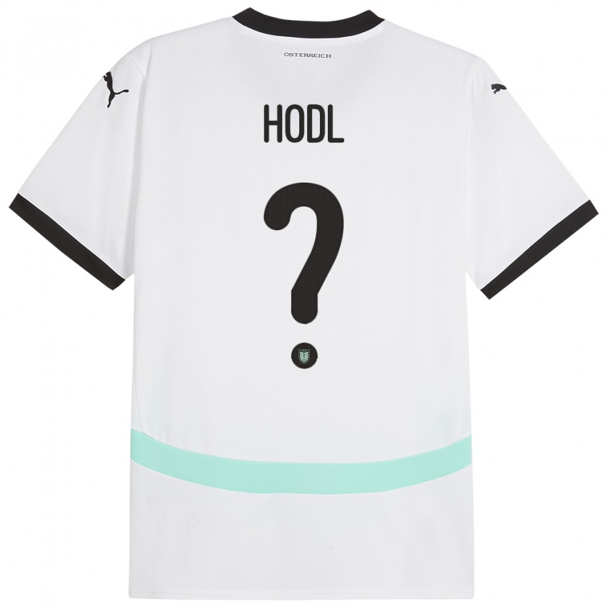 Homem Camisola Áustria Jacob Hödl #0 Branco Alternativa 24-26 Camisa Brasil