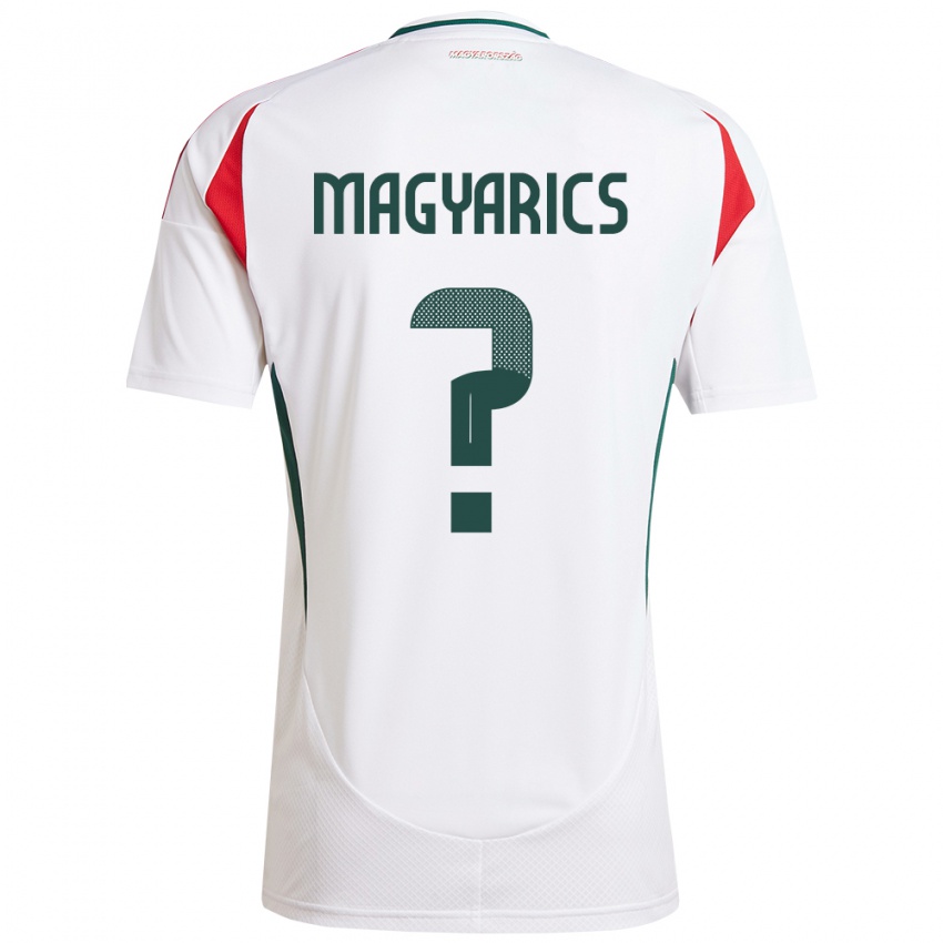 Homem Camisola Hungria Erik Magyarics #0 Branco Alternativa 24-26 Camisa Brasil