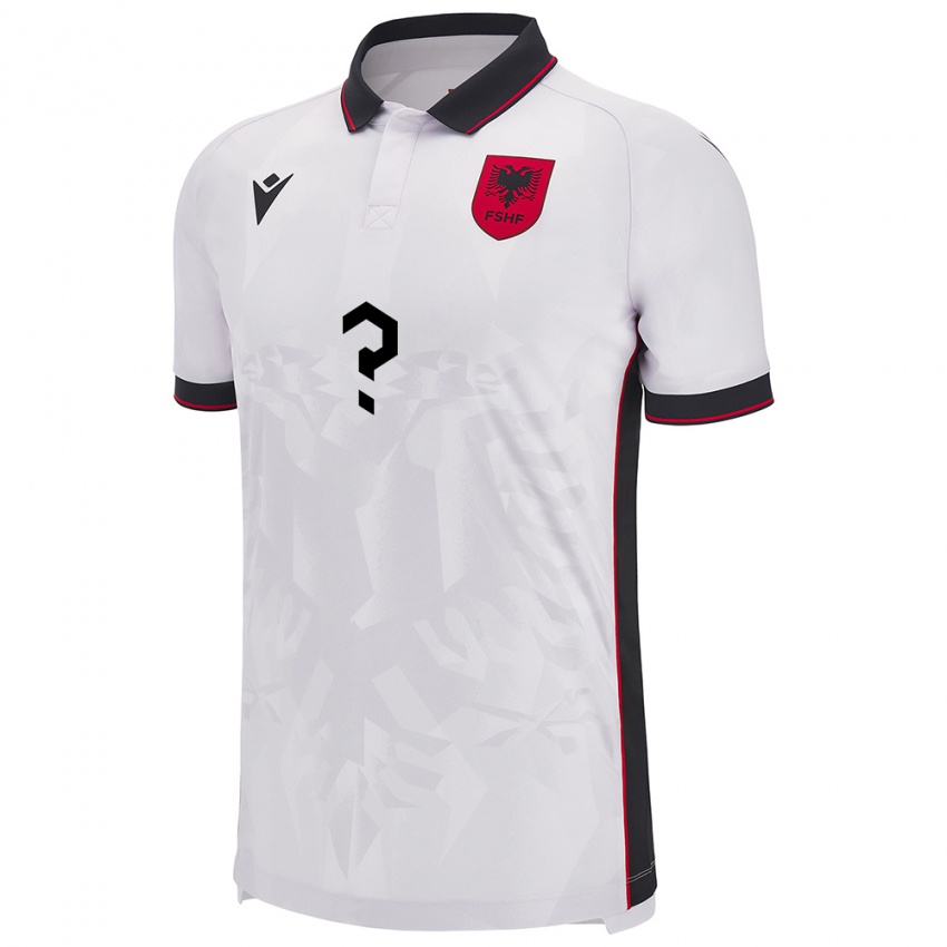 Homem Camisola Albânia Milan Kovaci #0 Branco Alternativa 24-26 Camisa Brasil