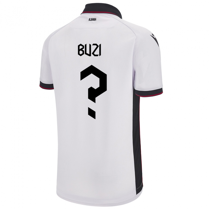 Homem Camisola Albânia Luis Buzi #0 Branco Alternativa 24-26 Camisa Brasil