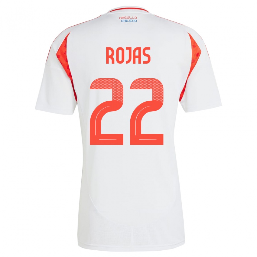 Homem Camisola Chile Jeyson Rojas #22 Branco Alternativa 24-26 Camisa Brasil