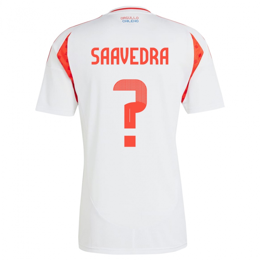 Homem Camisola Chile Danilo Saavedra #0 Branco Alternativa 24-26 Camisa Brasil