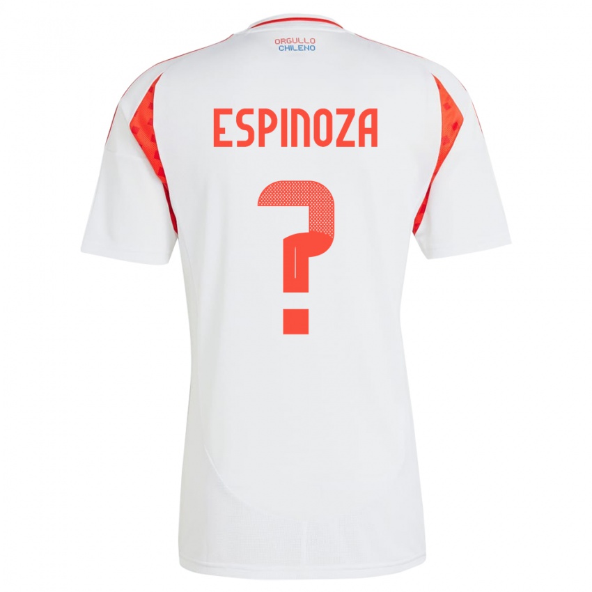 Homem Camisola Chile Gali Espinoza #0 Branco Alternativa 24-26 Camisa Brasil