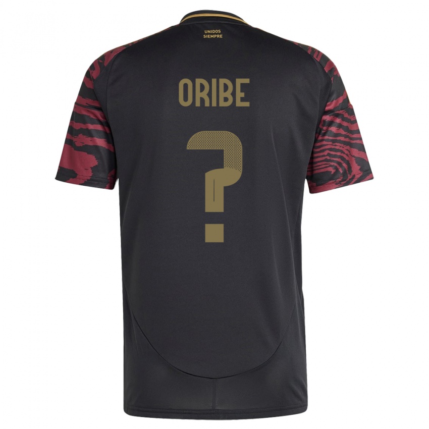 Homem Camisola Peru Fabiana Oribe #0 Preto Alternativa 24-26 Camisa Brasil