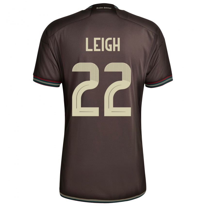 Homem Camisola Jamaica Greg Leigh #22 Noite Marrom Alternativa 24-26 Camisa Brasil