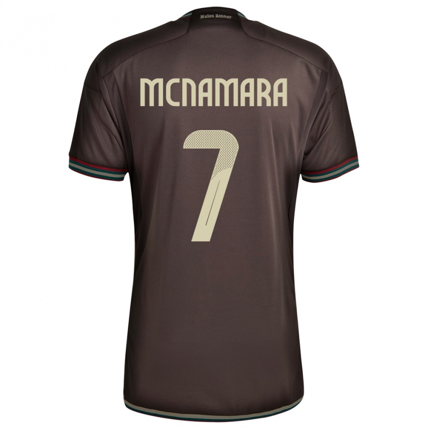 Homem Camisola Jamaica Peyton Mcnamara #7 Noite Marrom Alternativa 24-26 Camisa Brasil