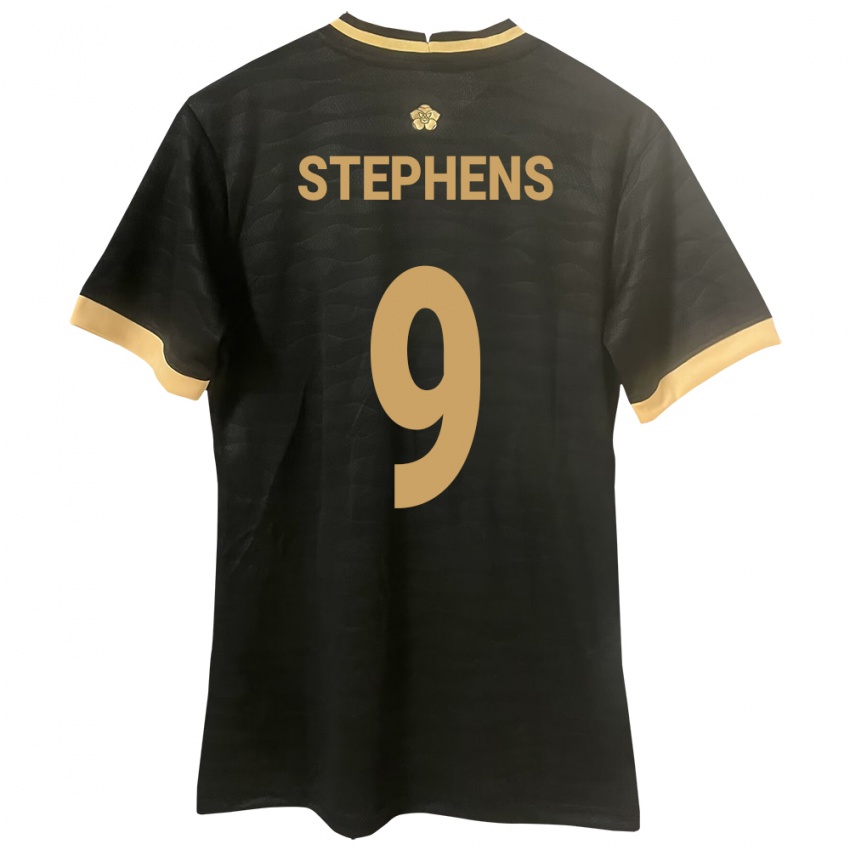 Homem Camisola Panamá Alfredo Stephens #9 Preto Alternativa 24-26 Camisa Brasil