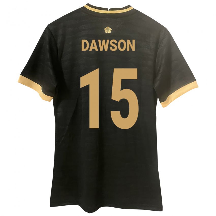 Homem Camisola Panamá Didier Dawson #15 Preto Alternativa 24-26 Camisa Brasil