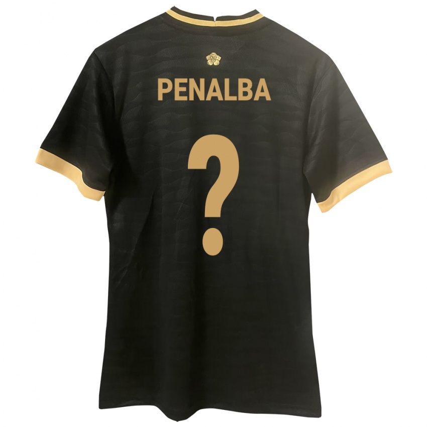 Homem Camisola Panamá Óscar Peñalba #0 Preto Alternativa 24-26 Camisa Brasil