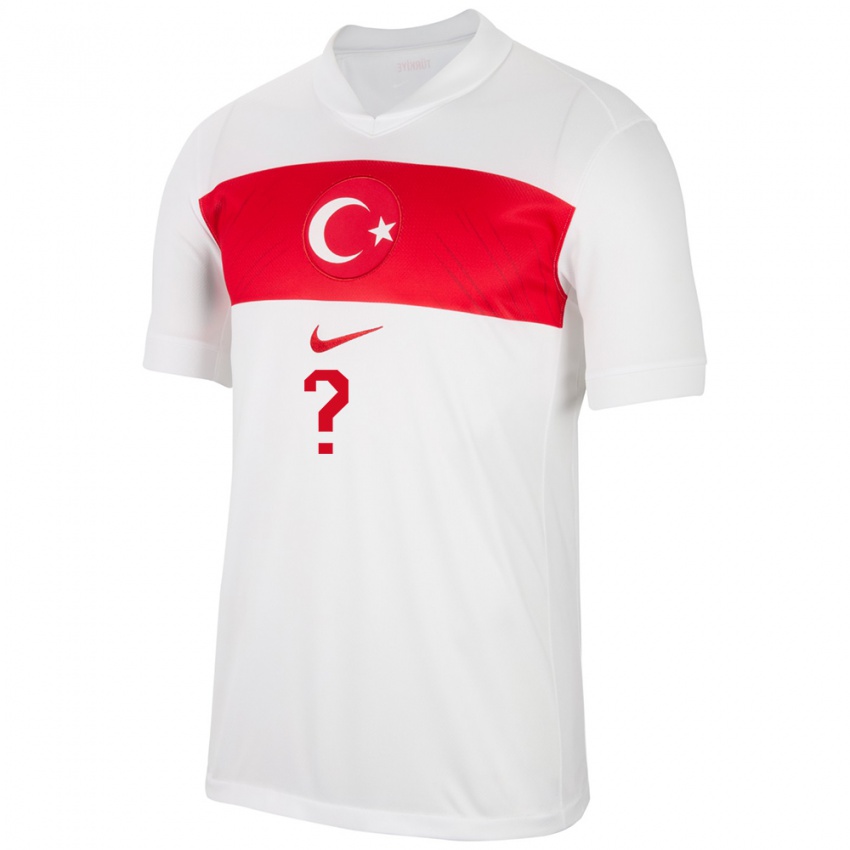 Mulher Camisola Turquia Seu Nome #0 Branco Principal 24-26 Camisa Brasil