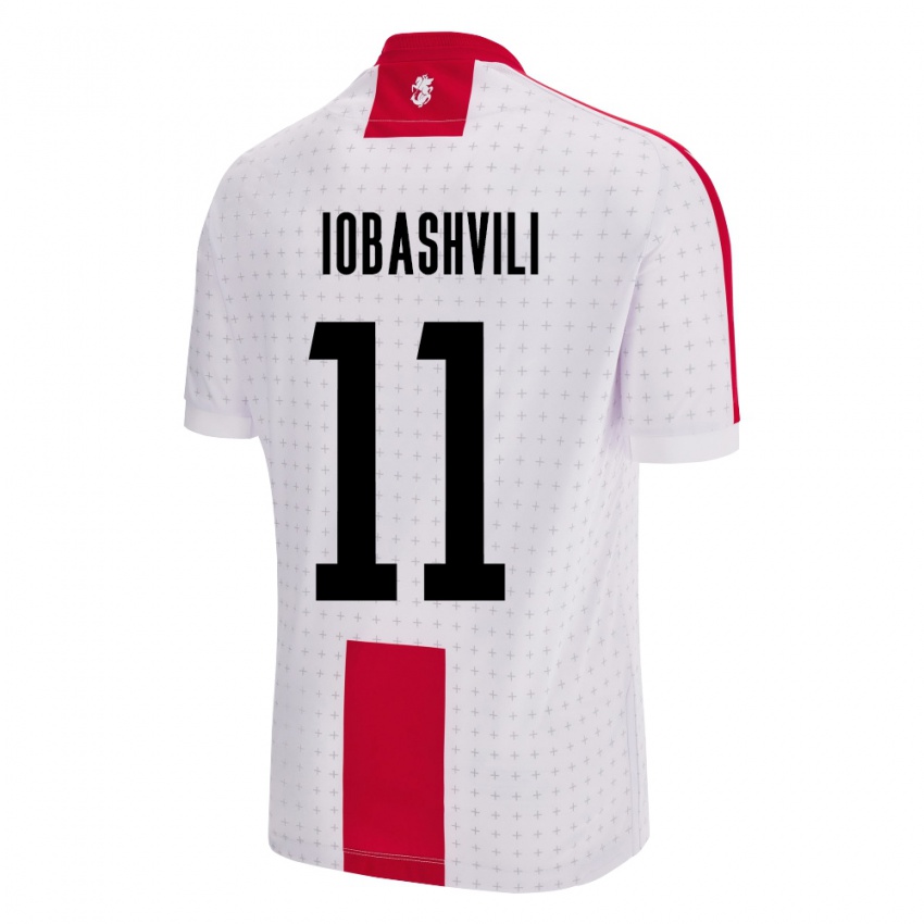 Mulher Camisola Geórgia Jaduli Iobashvili #11 Branco Principal 24-26 Camisa Brasil