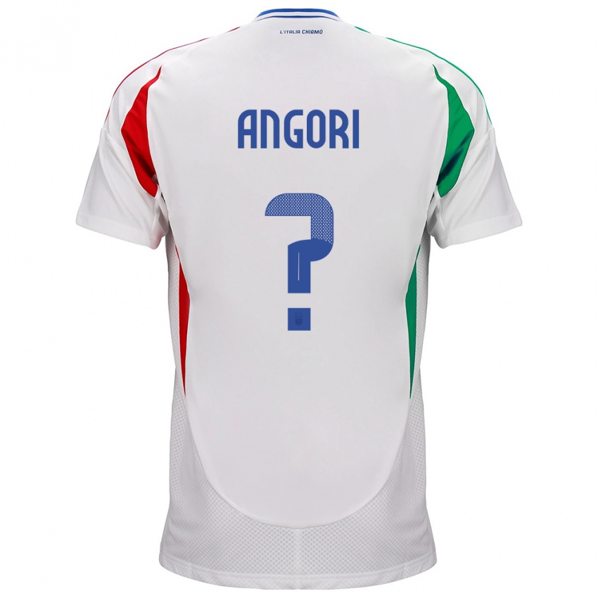 Mulher Camisola Itália Samuele Angori #0 Branco Alternativa 24-26 Camisa Brasil