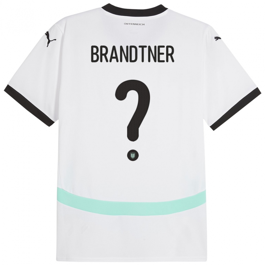 Mulher Camisola Áustria Jakob Brandtner #0 Branco Alternativa 24-26 Camisa Brasil