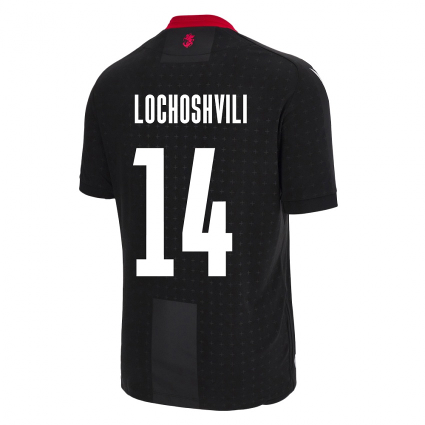 Mulher Camisola Geórgia Luka Lochoshvili #14 Preto Alternativa 24-26 Camisa Brasil