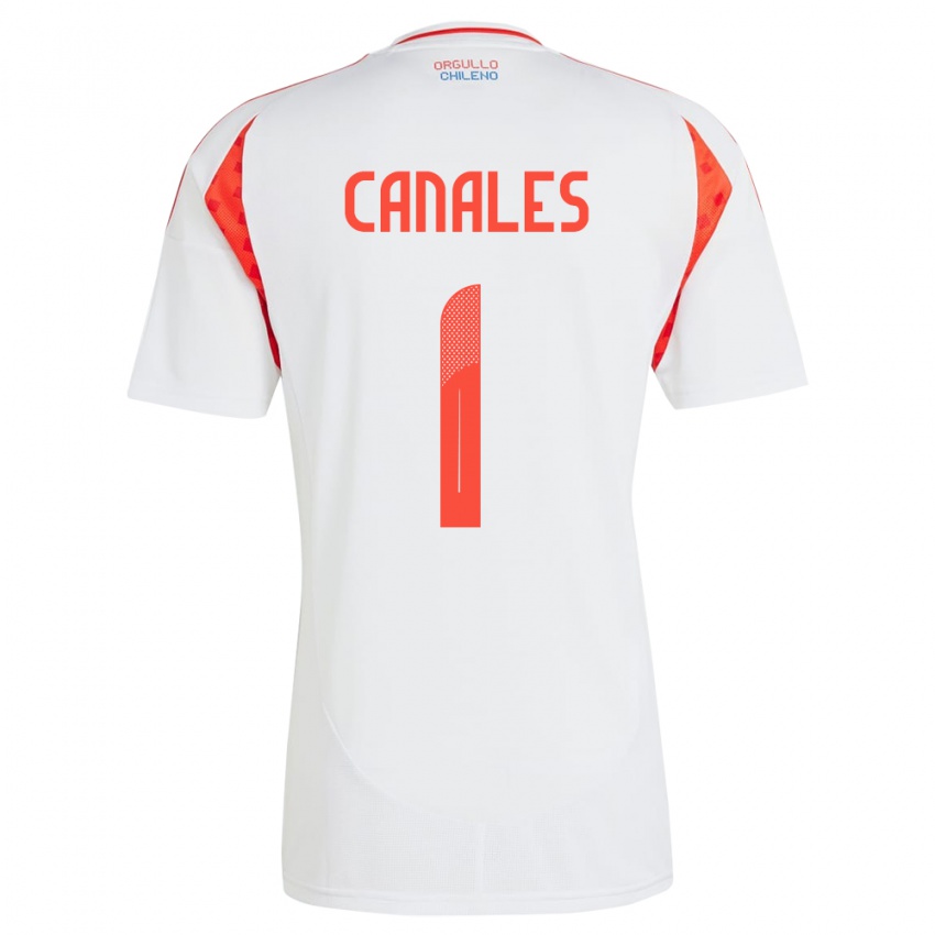 Mulher Camisola Chile Antonia Canales #1 Branco Alternativa 24-26 Camisa Brasil