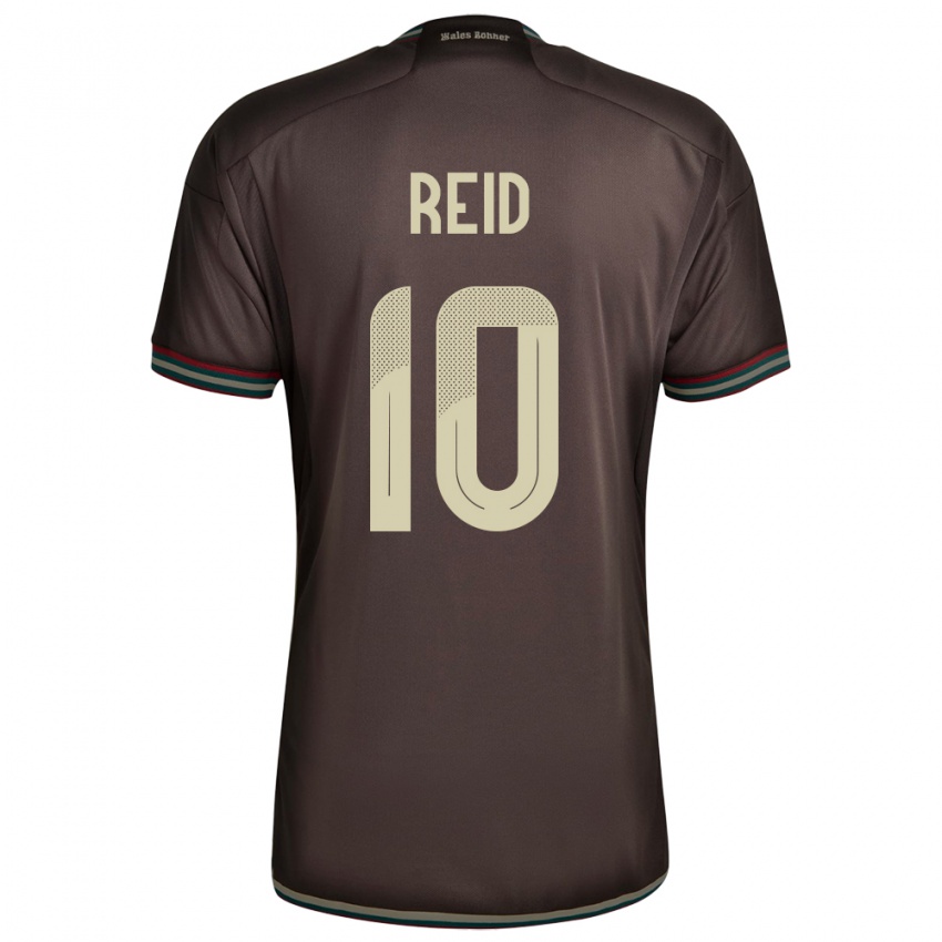 Mulher Camisola Jamaica Bobby De Cordova-Reid #10 Noite Marrom Alternativa 24-26 Camisa Brasil