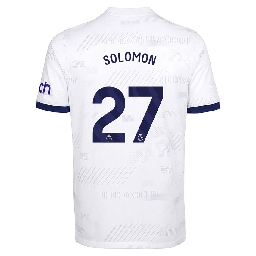 Criança Camisola Manor Solomon #27 Branco Principal 2023/24 Camisa Brasil