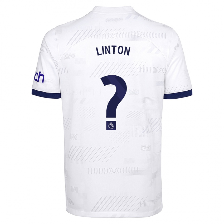 Criança Camisola Jahziah Linton #0 Branco Principal 2023/24 Camisa Brasil