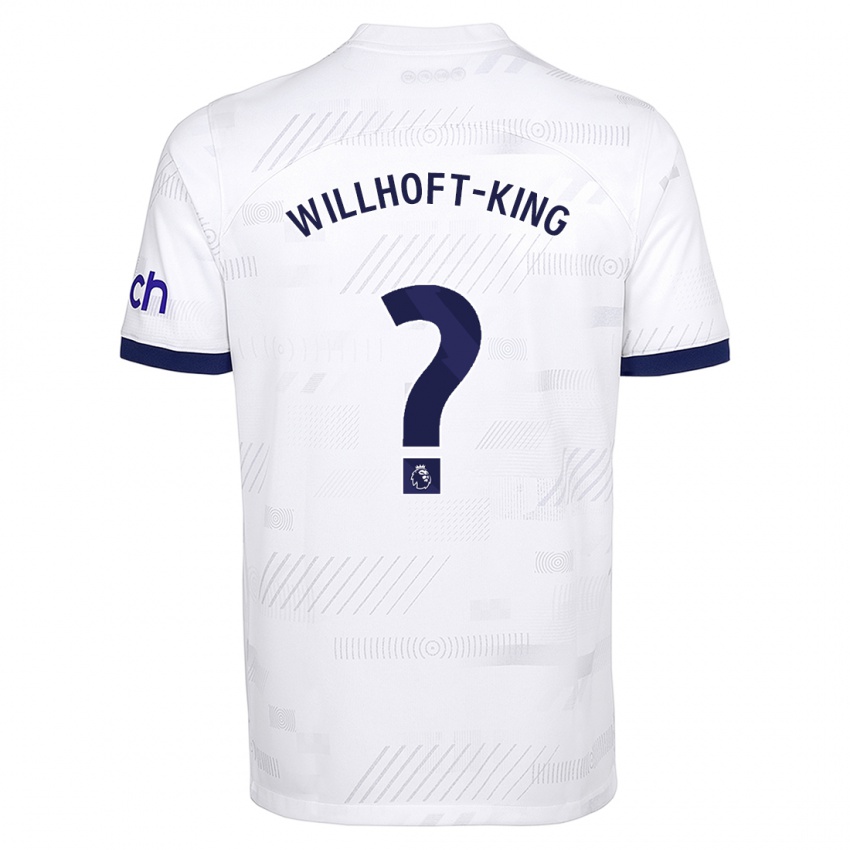 Criança Camisola Han Willhoft-King #0 Branco Principal 2023/24 Camisa Brasil