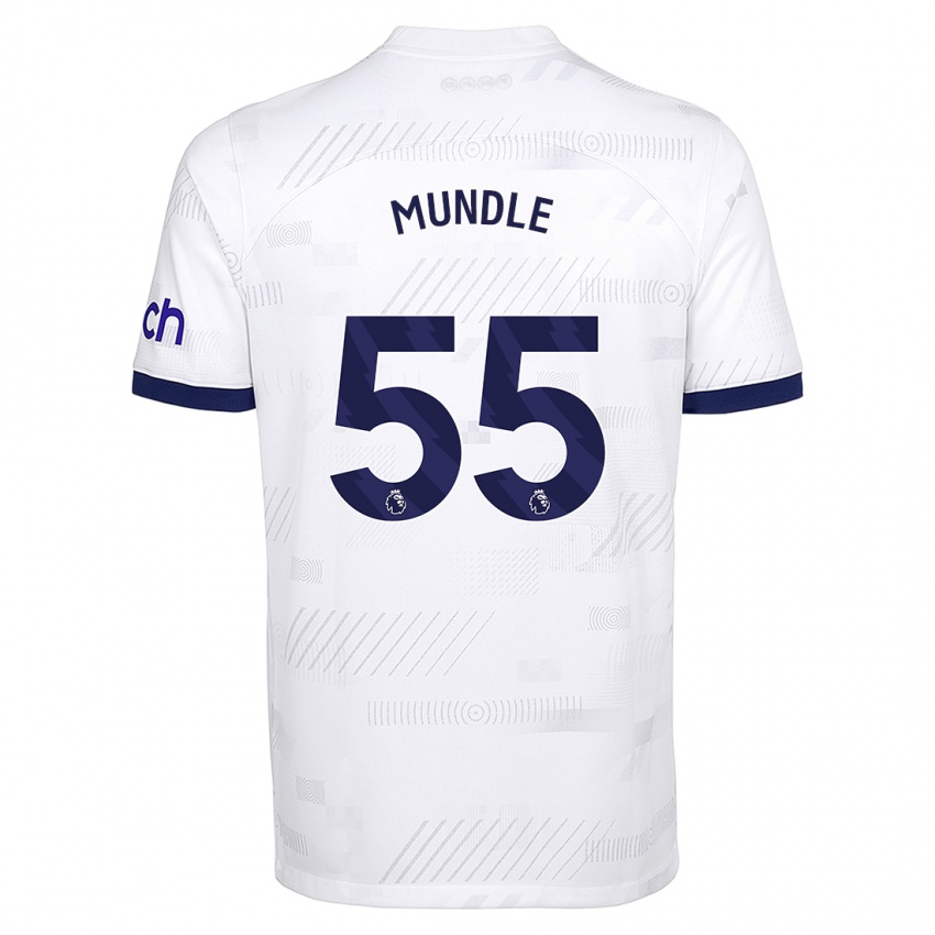 Criança Camisola Romaine Mundle #55 Branco Principal 2023/24 Camisa Brasil