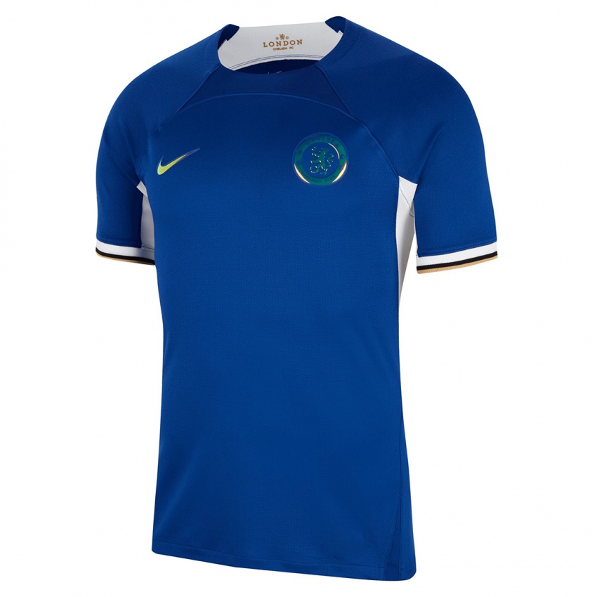 Criança Camisola Seu Nome #0 Azul Principal 2023/24 Camisa Brasil