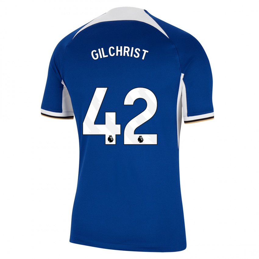 Criança Camisola Alfie Gilchrist #42 Azul Principal 2023/24 Camisa Brasil