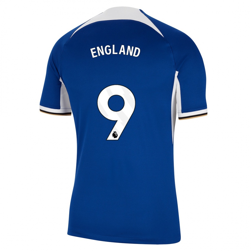 Criança Camisola Bethany England #9 Azul Principal 2023/24 Camisa Brasil