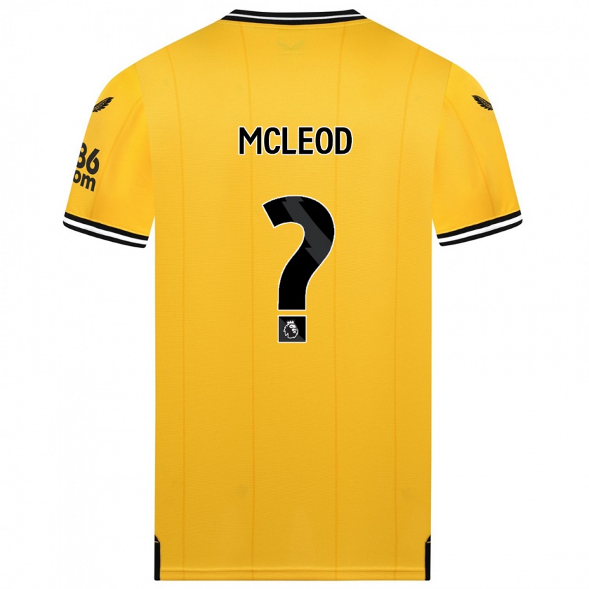 Criança Camisola Ethan Mcleod #0 Amarelo Principal 2023/24 Camisa Brasil