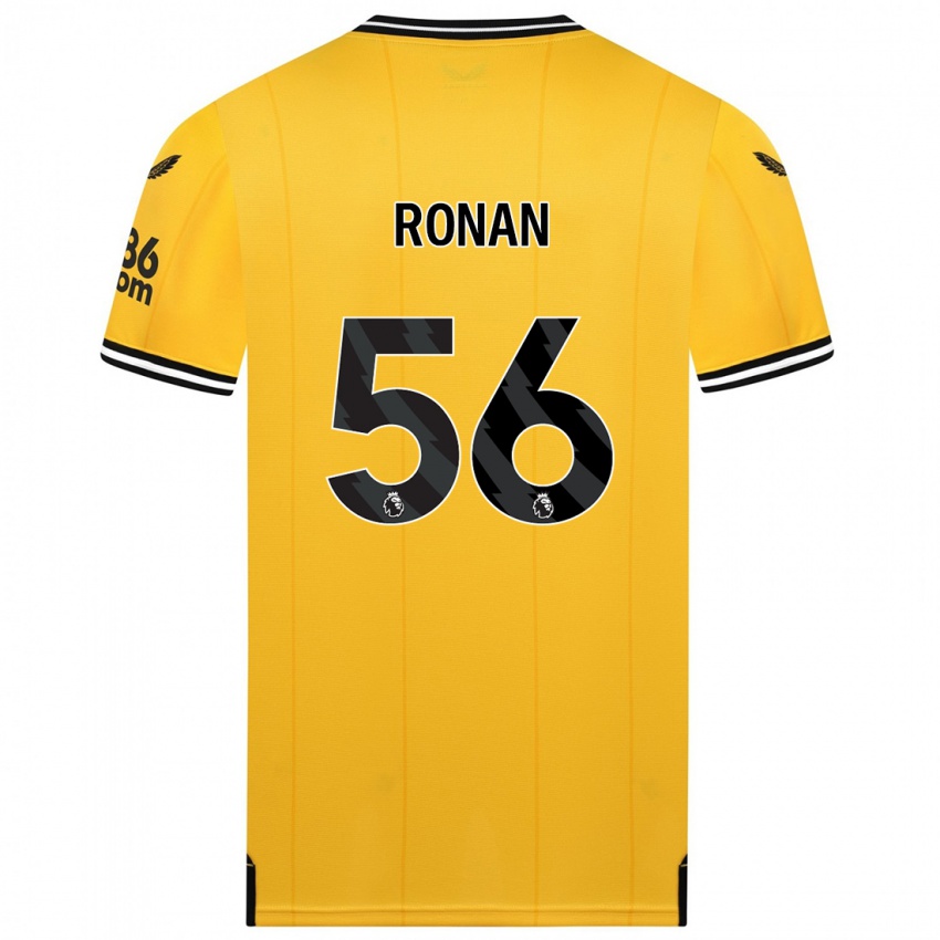 Criança Camisola Connor Ronan #56 Amarelo Principal 2023/24 Camisa Brasil