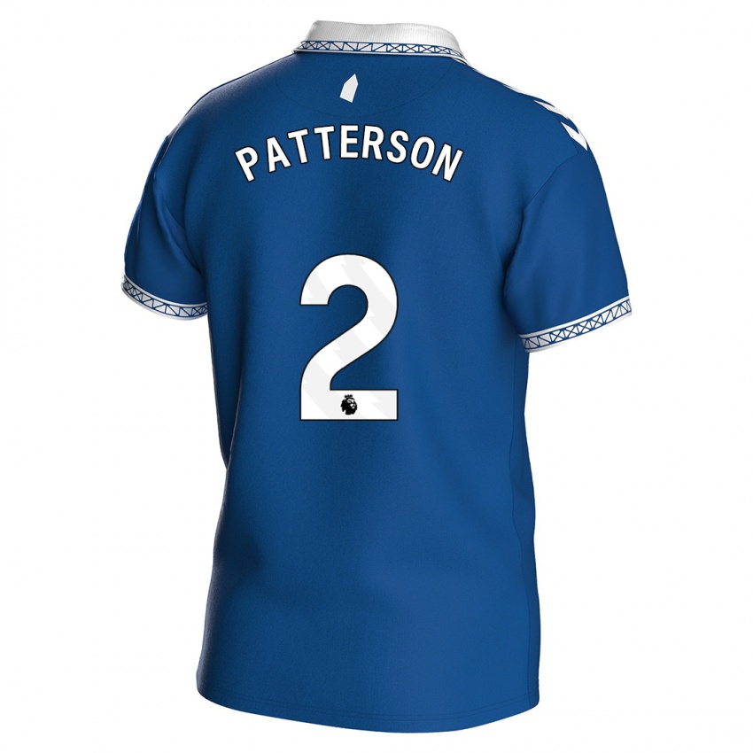 Criança Camisola Nathan Patterson #2 Azul Real Principal 2023/24 Camisa Brasil