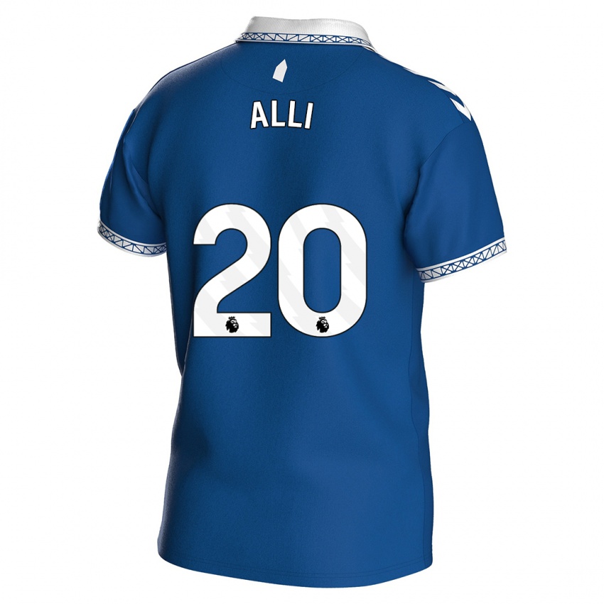 Criança Camisola Dele Alli #20 Azul Real Principal 2023/24 Camisa Brasil