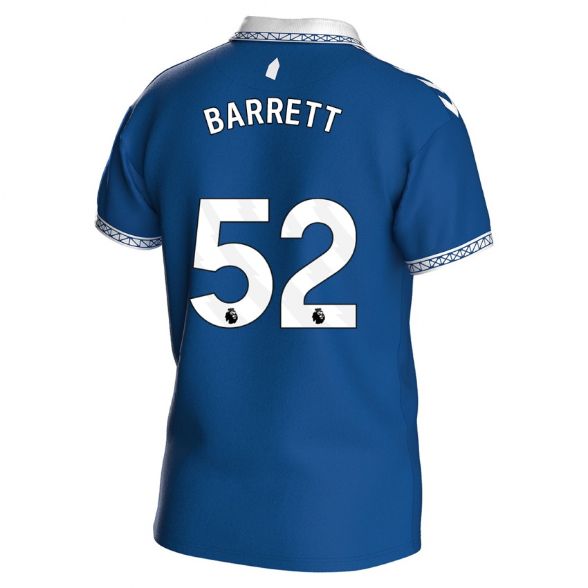 Criança Camisola Jack Barrett #52 Azul Real Principal 2023/24 Camisa Brasil