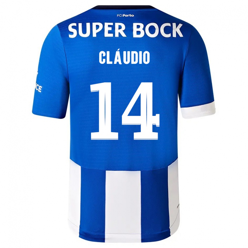 Criança Camisola Claudio Ramos #14 Branco Azulado Principal 2023/24 Camisa Brasil